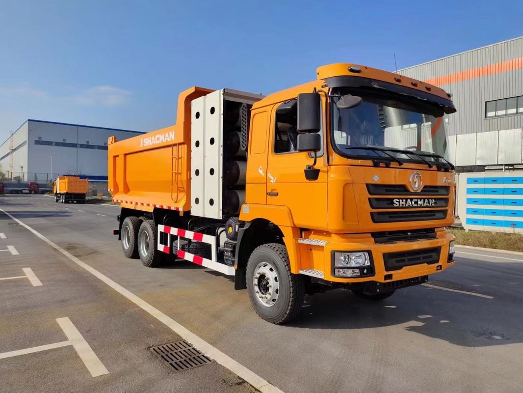 SHACMAN F3000 6x4 CNGダンプトラック 10JSD180 QH50 スライントランスミッション 340 Hp/430Hp 12.00R20 タイヤ