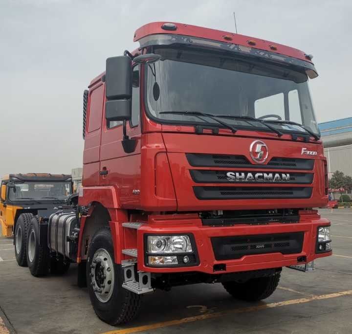 青色 SHACMAN F3000 トラクターヘッド 6x4 460 HP ユーロV シャックマン トラクターヘッド