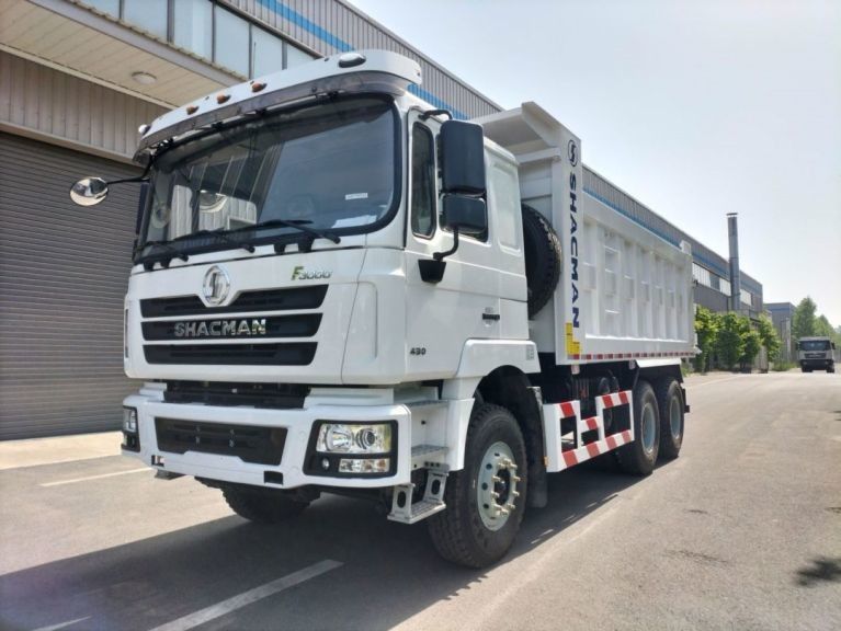 SHACMAN F3000 ダンプトラック 6x4 430 ユーロII ティッパー ホワイト 10 タイヤ 5200 とティッパー