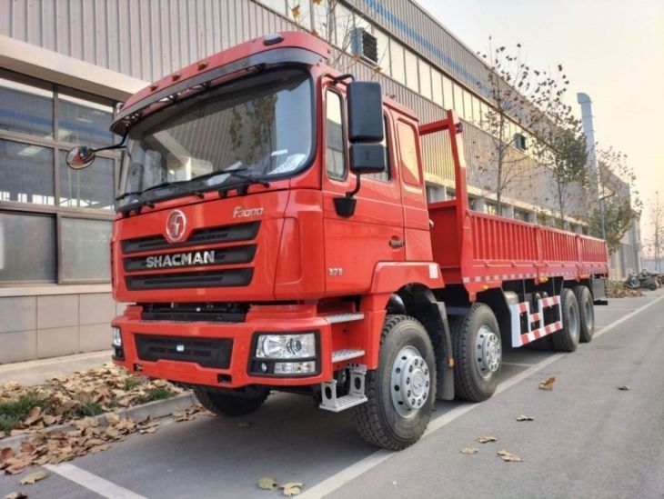 燃料タンク 400L トラック トラック SHACMAN F3000 8x4 トラック 375HP ネオンレッド