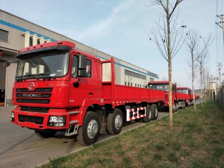 燃料タンク 400L トラック トラック SHACMAN F3000 8x4 トラック 375HP ネオンレッド