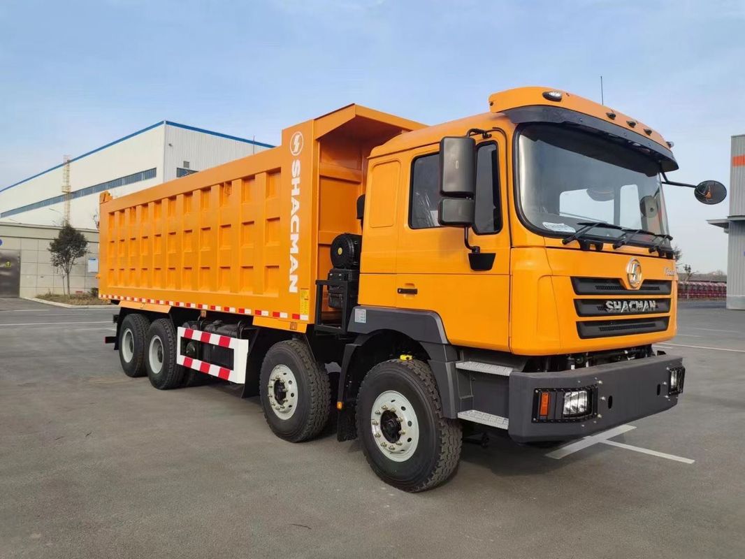 SHACMAN F3000 ティッパーダンプトラック 8x4 380hp ユーロII オレンジ 12輪 WEICHAI エンジン