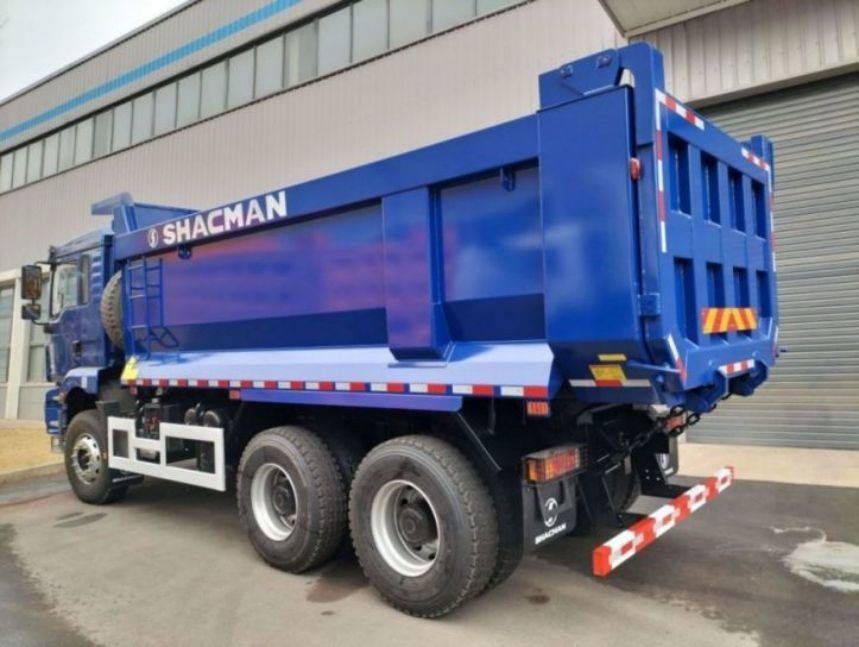 SHACMAN U-カーゴボックス ダンプトラック 6x4 H3000 380 ユーロII ブルーティッパー スタンダードキャビ 12.00R20 タイヤ
