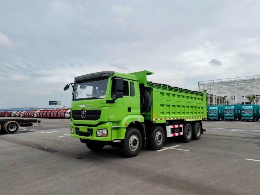 9.5T SHACMAN H3000 ダンパートラック 8x4 430 EuroV グリーンダンパートラック MAN アクセル 2*16T
