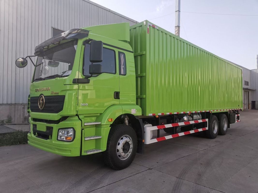 グリーン 6x4 バン 貨物トラック SHACMAN H3000 大きな貨物トラック 340HP 配達