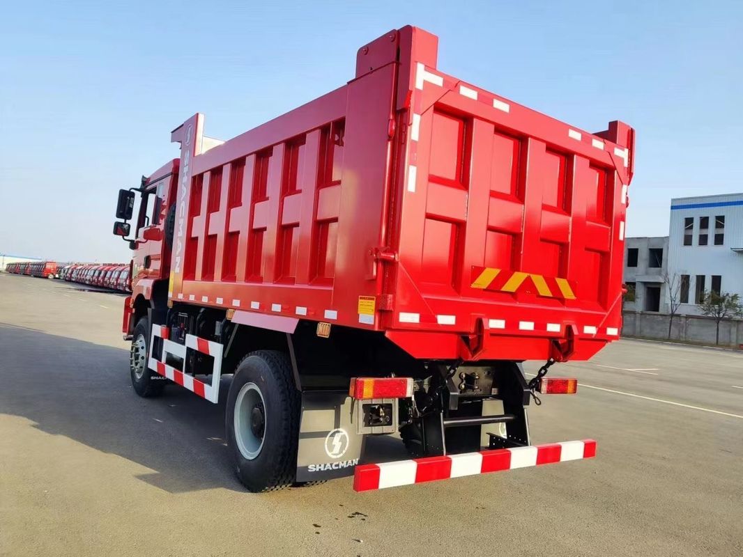 レッド SHACMAN 重量ダンプトラック 6輪ダンプトラック H3000 4x2 300hp ユーロII 3800mm
