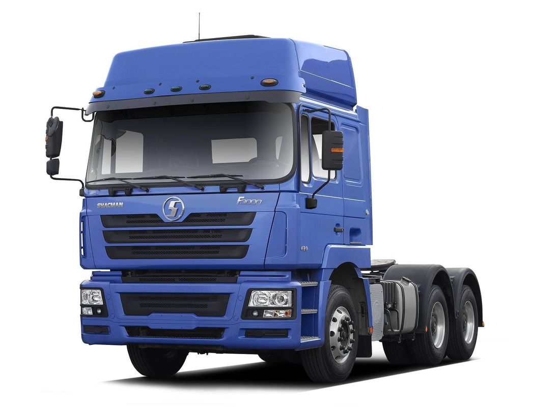 青色 SHACMAN F3000 トラクターヘッド 6x4 460 HP ユーロV シャックマン トラクターヘッド