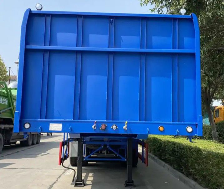 CIMC 4軸の平床半トレーラー 横壁1000mm 40トンの輸送トレーラートラック