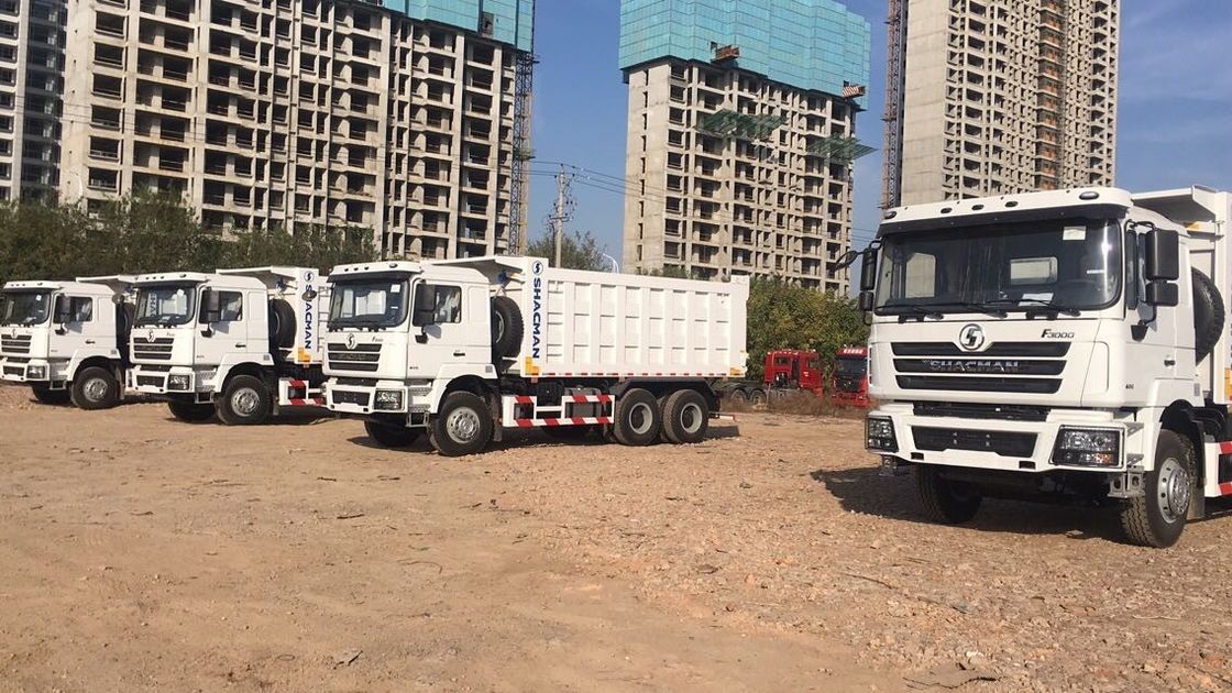 SHACMAN 3 アクセルティッパーダンプトラック H3000 6x4 400HP EuroII 50Ton 3 アクセルダンプトラック