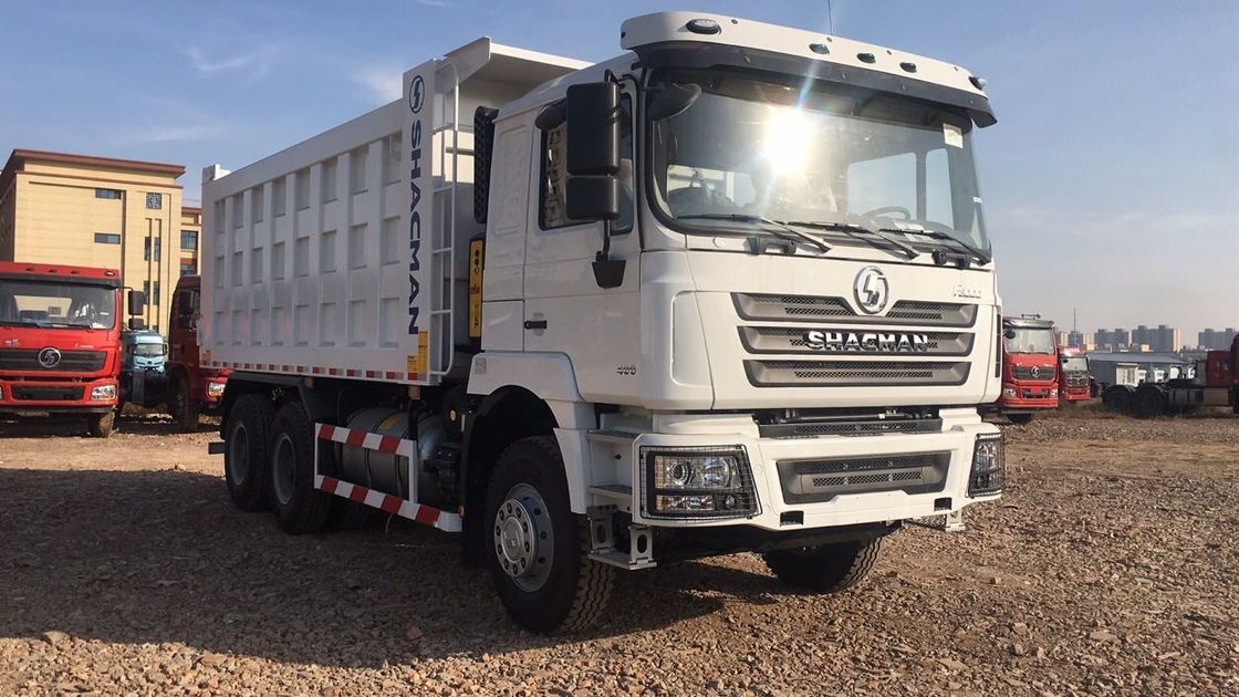 SHACMAN 3 アクセルティッパーダンプトラック H3000 6x4 400HP EuroII 50Ton 3 アクセルダンプトラック