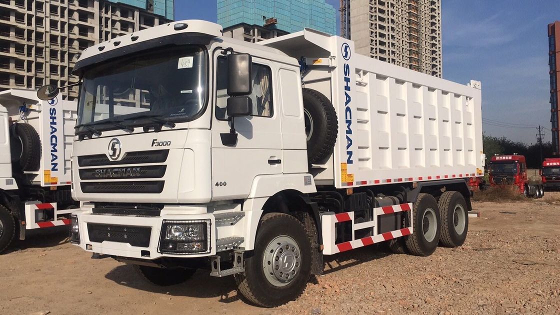 SHACMAN 3 アクセルティッパーダンプトラック H3000 6x4 400HP EuroII 50Ton 3 アクセルダンプトラック