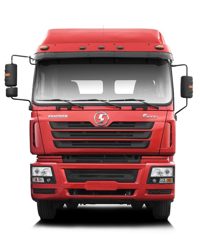 レッド SHACMAN F3000 375HP ユーロV 6輪 トラクターヘッド 4x2 WEICHAI エンジン