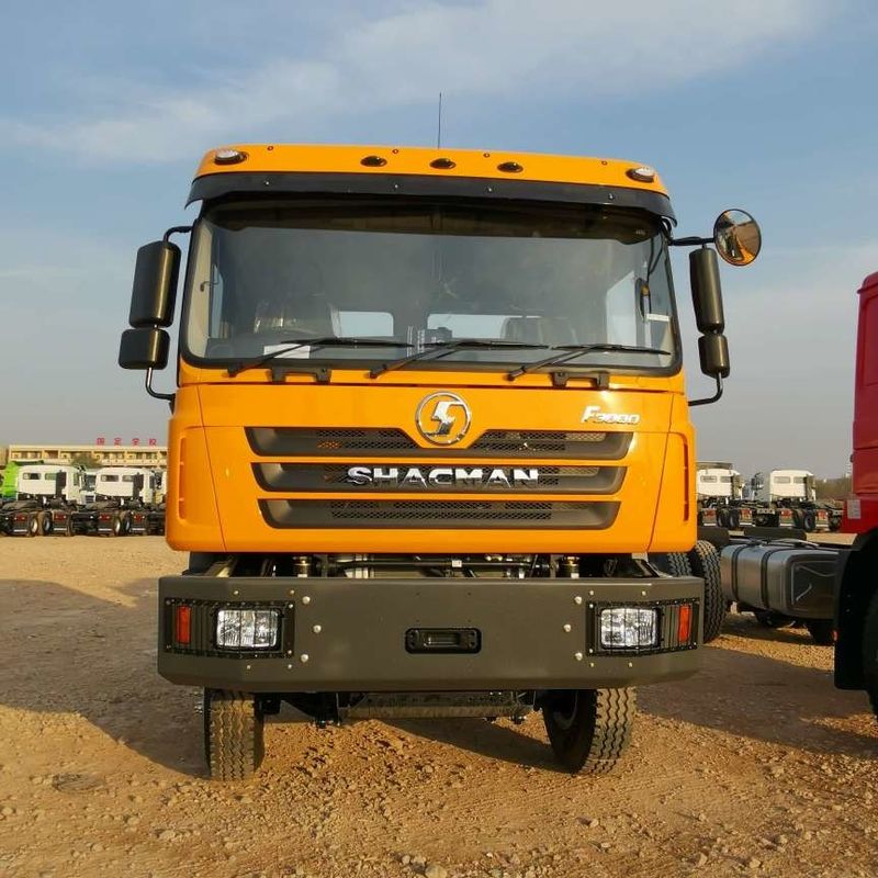 レッド SHACMAN F3000 375HP ユーロV 6輪 トラクターヘッド 4x2 WEICHAI エンジン