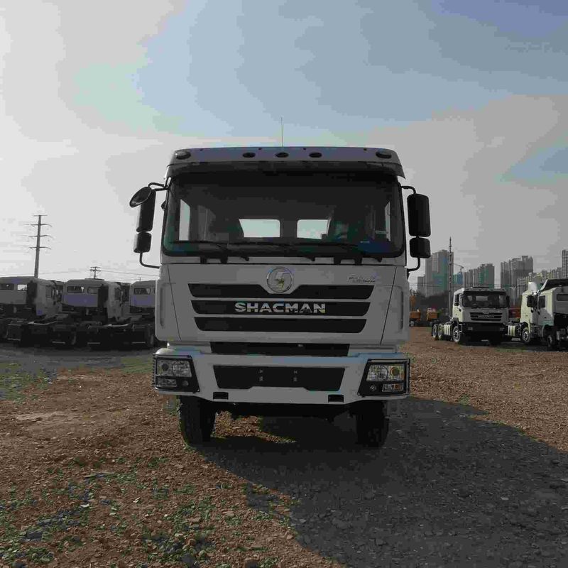 レッド SHACMAN F3000 375HP ユーロV 6輪 トラクターヘッド 4x2 WEICHAI エンジン