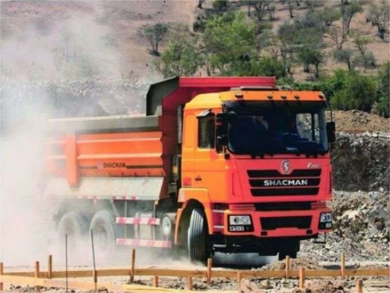 SHACMAN F3000 380HP 6x4 トラクター トラック ユーロII 10ホイール ダンプ トラック WEICHAI エンジン