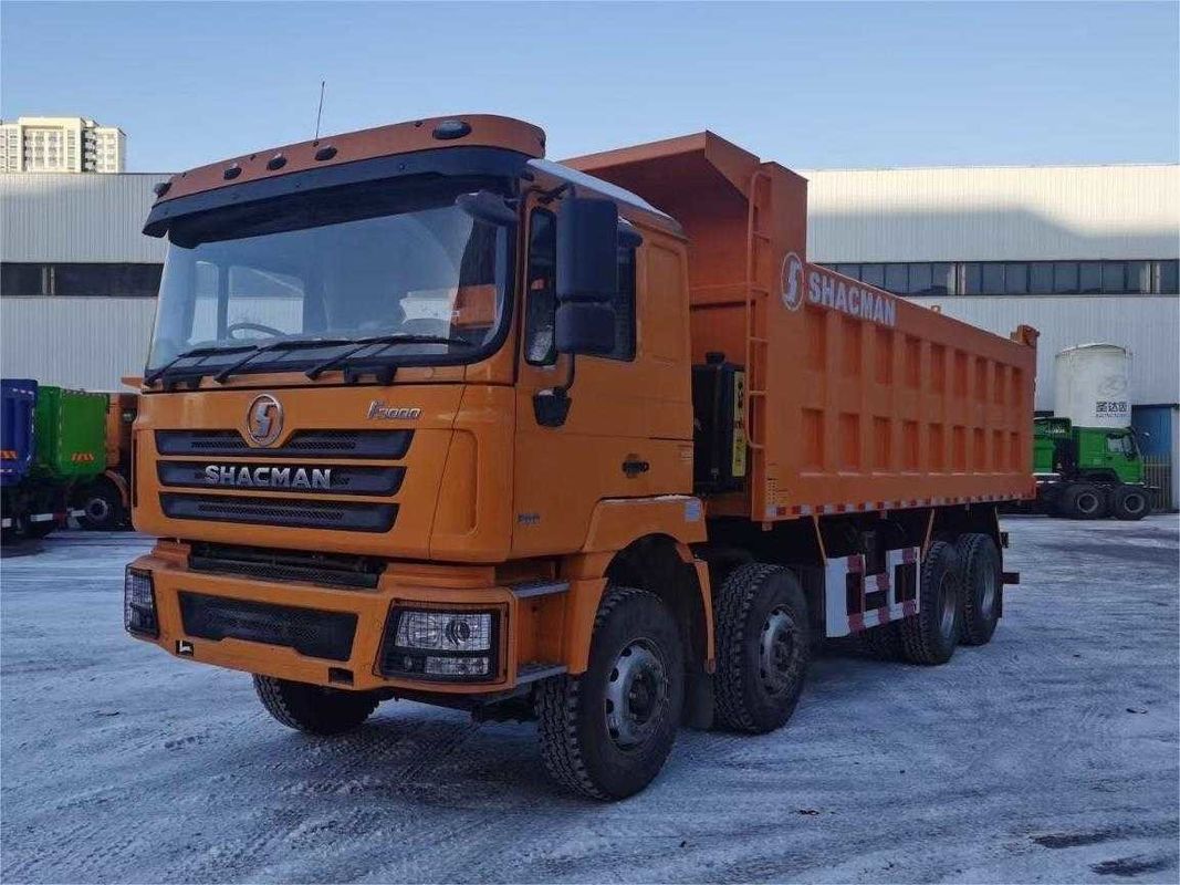 SHACMAN F3000 8x4 380hp ユーロVダンプ トラック ウェイハイエンジンのダブルステージアクセル