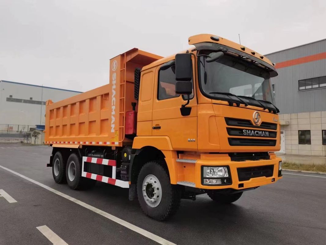 SHACMANユーロIIからユーロV 6x4 鉱山ダンプトラック GCW 50トンのWEICHAIエンジン カミンズエンジン