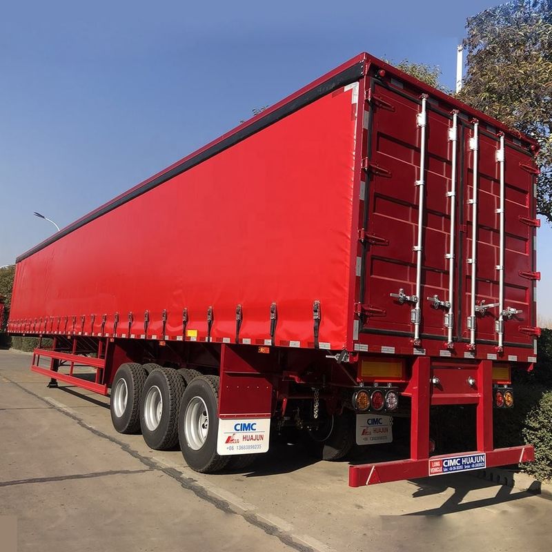 SHACMAN バン型セミトレーラー 50T 3軸足乾燥セミトレーラー トラック CIMC