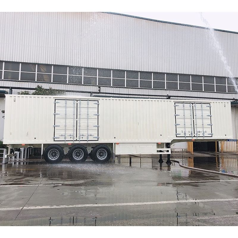 SHACMAN バン型セミトレーラー 50T 3軸足乾燥セミトレーラー トラック CIMC