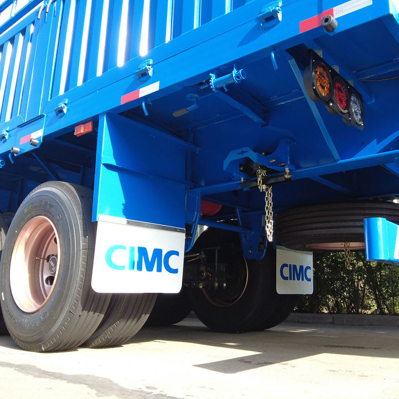 CIMC 3 軸 トラック フェンス 貨物 60 トンのセミトレーラー コンテナ ツーストロック