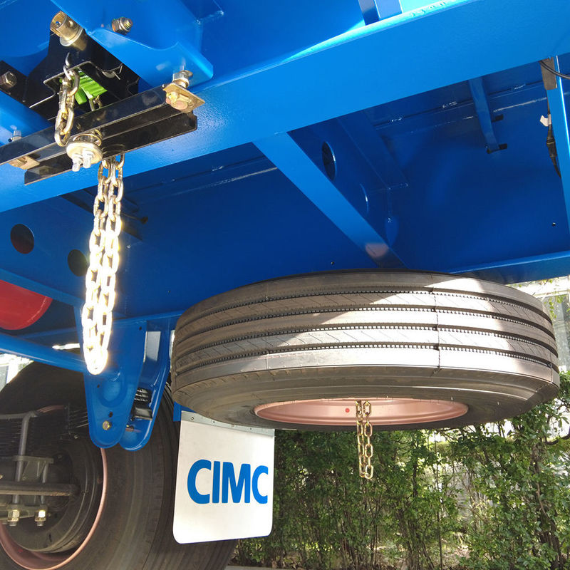 CIMC 3 軸 トラック フェンス 貨物 60 トンのセミトレーラー コンテナ ツーストロック