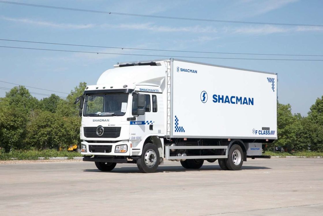 SHACMAN L3000 バン 貨物 トラック 4x2 340hp トラック 290hp ユーロII ホワイト 6輪 貨物 トラック