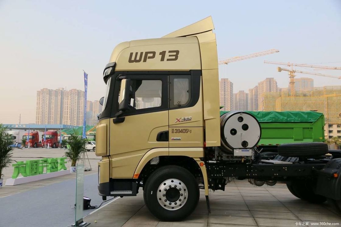 LNG 480HP SHACMAN X3000 6x4 トラクター トラック EuroV ホワイト トラック トラクターヘッド